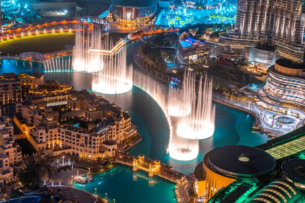 The Dubai Fountain and Opera