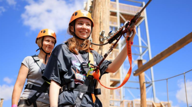 Gripped London Adventure Park zipline and high ropes experience in London
